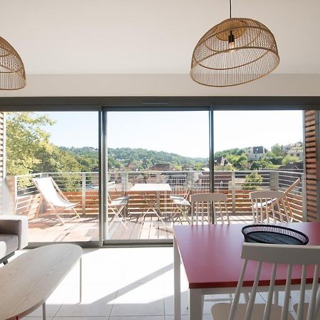 "Le Soleil Levant" Avec Balcon Et Parking Prive, 2 Adultes Et 1 Enfant Sarlat-la-Canéda Buitenkant foto